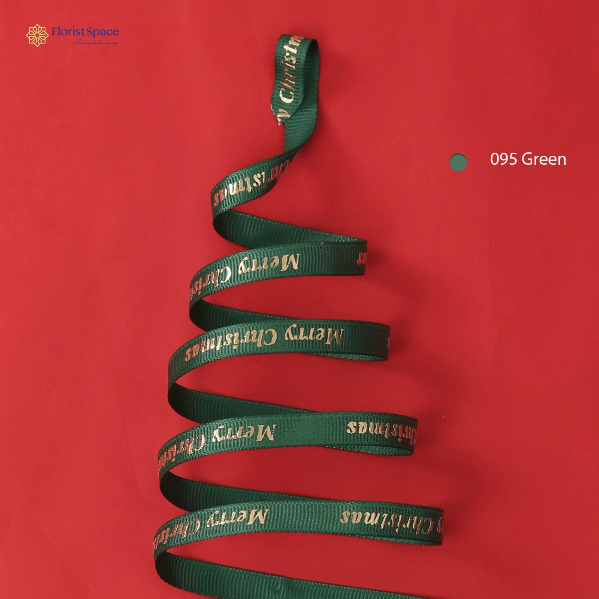 Ribbon 1cm Merry Christmas - MC - GSO
