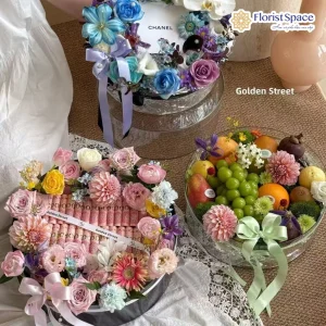 Hộp Acrylic Tròn Trong Suốt - 3 Cái/Set