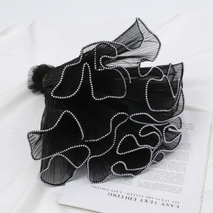 Vải Voan Viền Bèo Đính Cườm-GSO